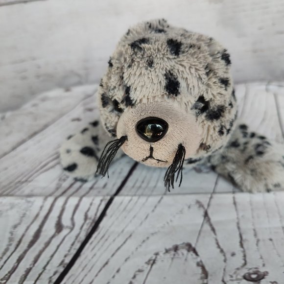 Adventure Planet Plush Animal Den HARBOR SEAL Realistic (12 inch) Stuffed Toy - Picture 3 of 5